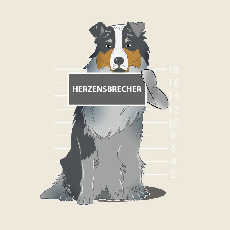 Australian Shepherd Herzensbrecher Hund Geschenk