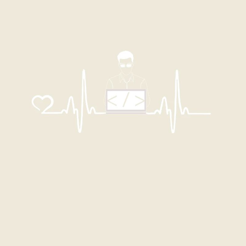 Programmierer Geschenke Herzschlag