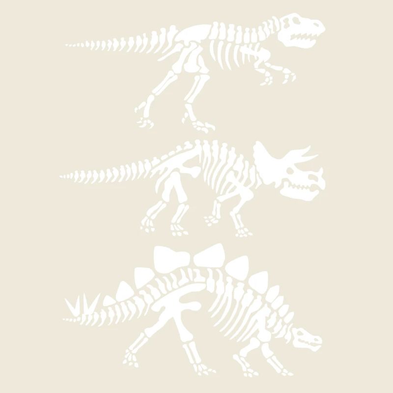 anatomie du squelette de dinosaure