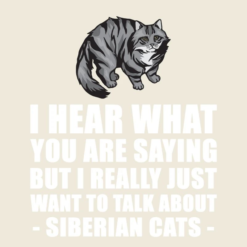 Sibirische Katze nettes Geschenk