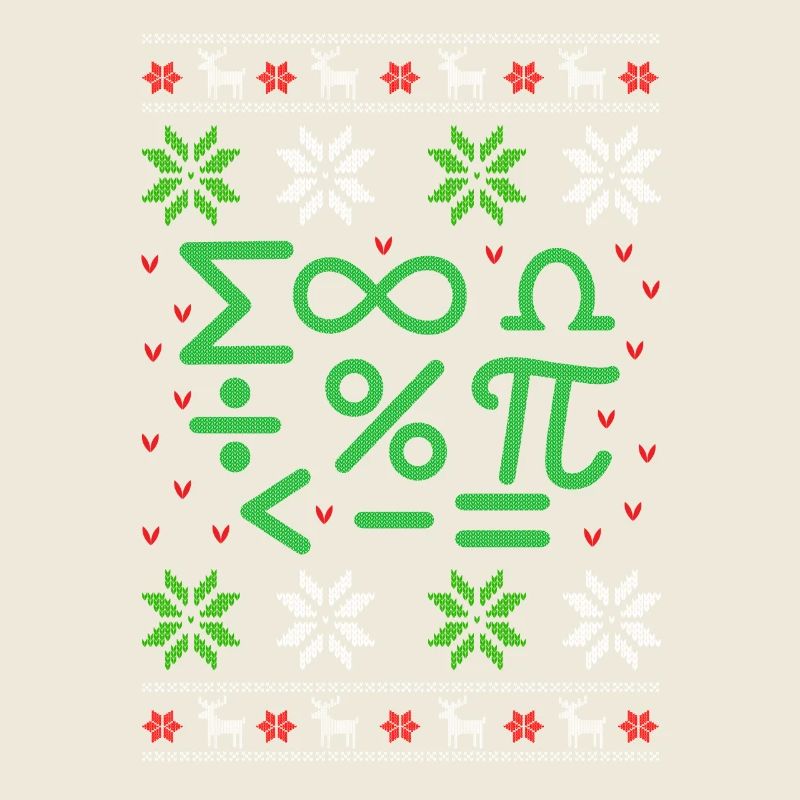 Mathematics formulas Ugly Christmas