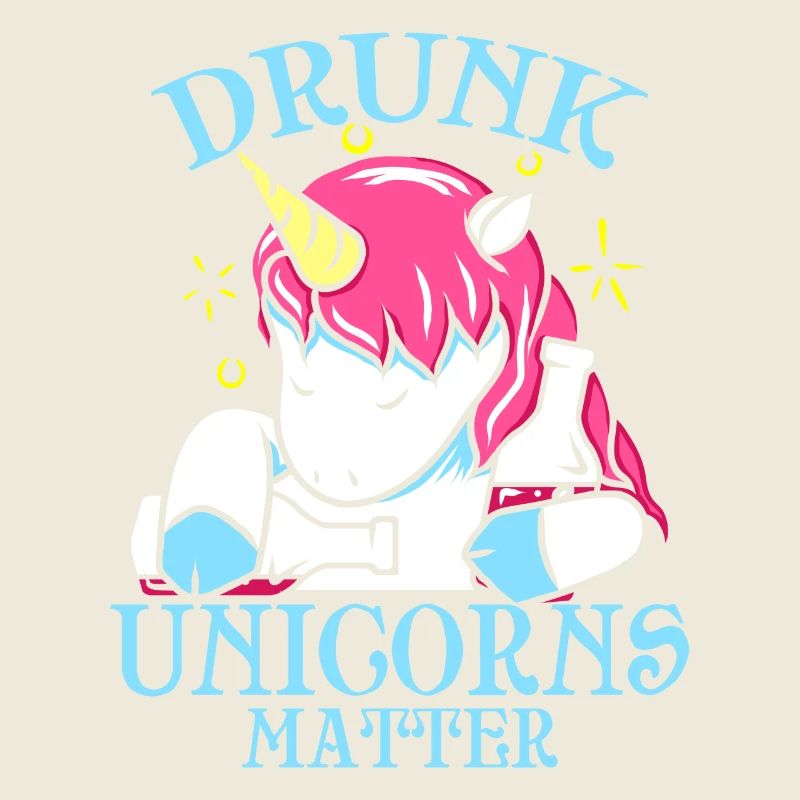 Einhorn Geschenk Drunk Unicorns Matter