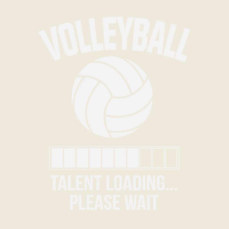 Volleyball Talent loading Bitte Warten Geschenk