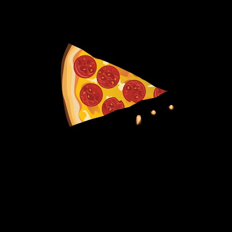 Pizzastück Design Pizza Geschenkidee Salami