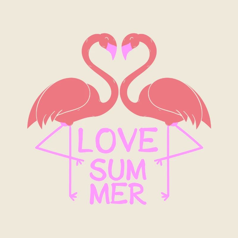 Flamingo Love Summer