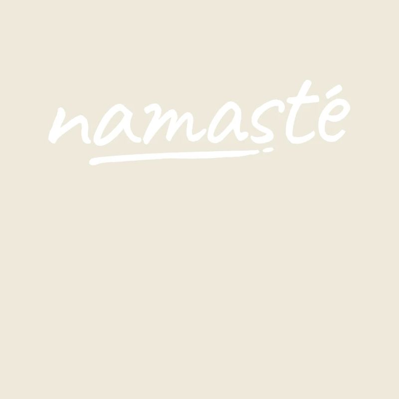 Namaste - white
