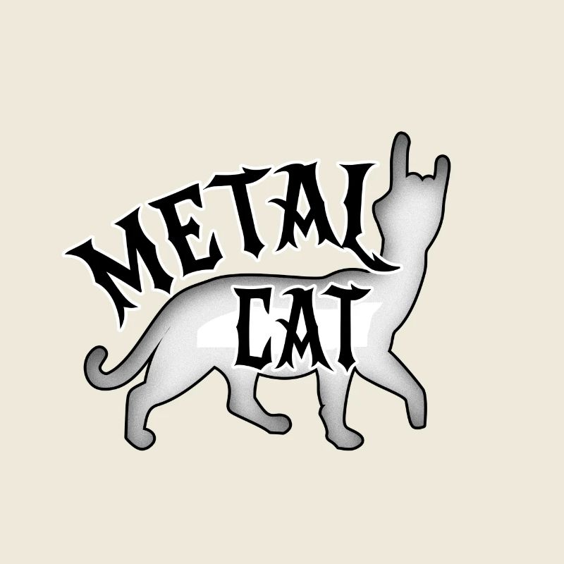 Metal Cat - Rock-Katze