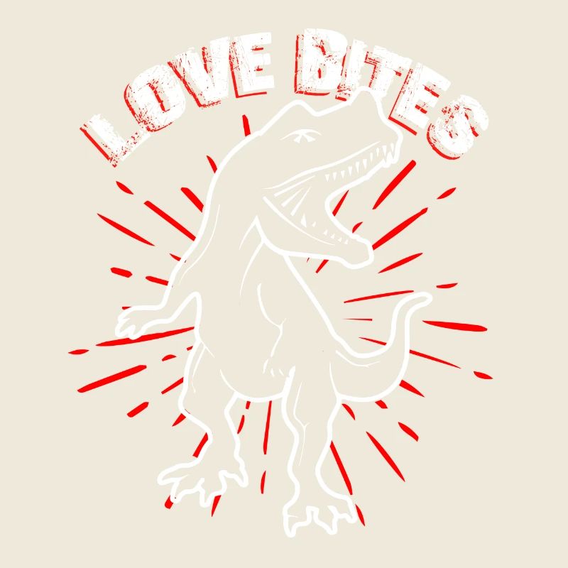 Shop Love Bites Cute Dinosaur Design