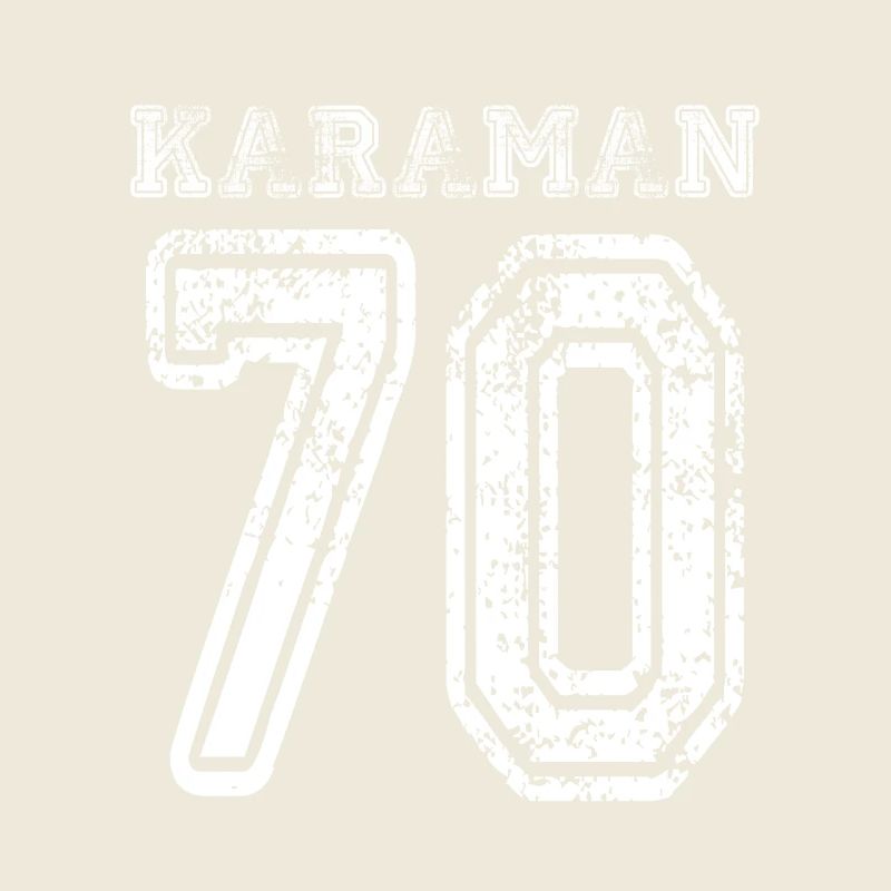70 Karaman plaque d'immatriculation turque comme un cadeau