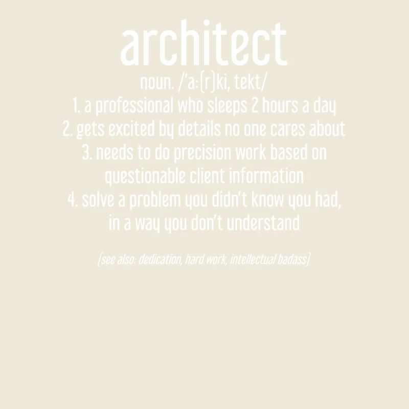 ARCHITECT - ARCHITEKT - GEBÄUDE - ZEICHNEN