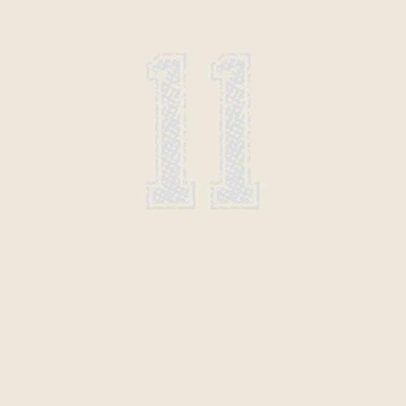 Nummer 11 Zahl Eins Eins Elf Geschenk