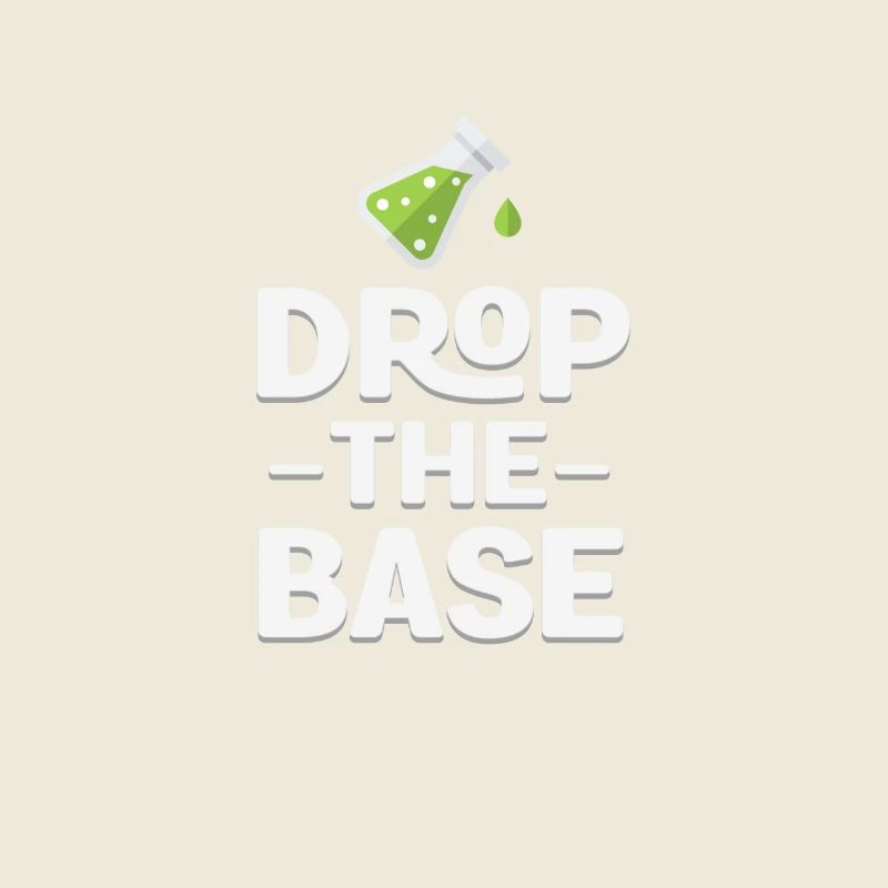 Déposez le cadeau drôle de base de chimie de base