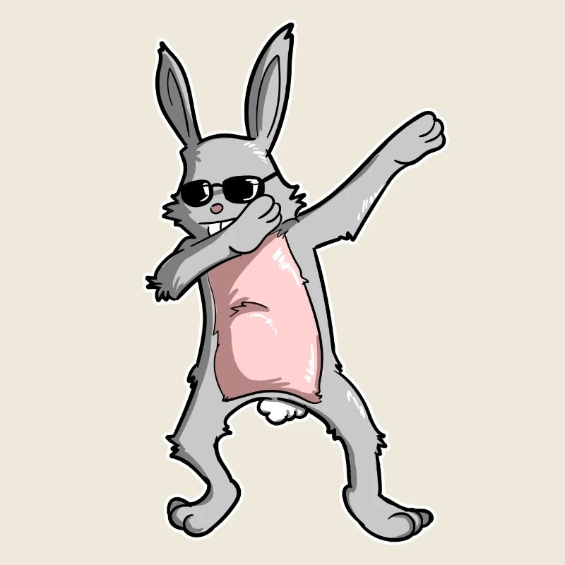 Tamponner Lapin de Pâques - Lapin de Pâques Dab!