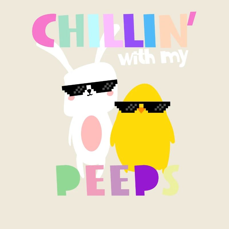Chillin avec mes coups d'oeil - shirt de Pâques