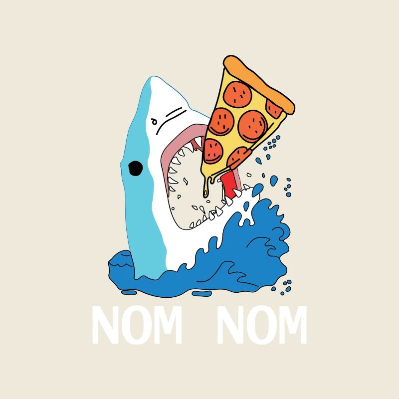 Pizza Shark Graphic