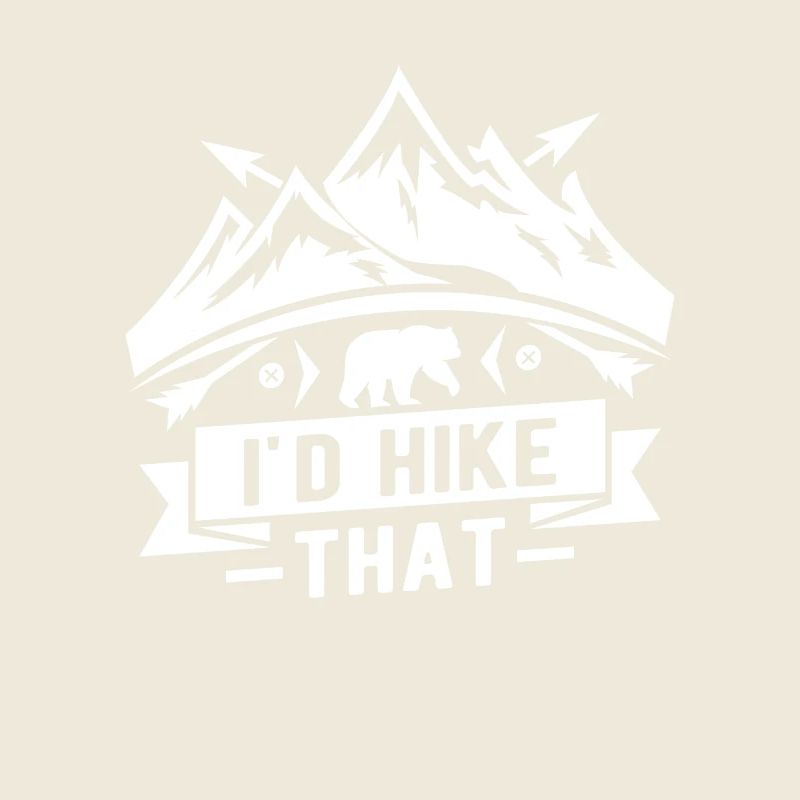 I'd hike that - mountain climber hiker bear