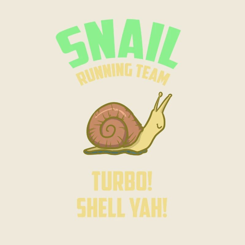 Snail Running Team - Schnecke - Geschenk