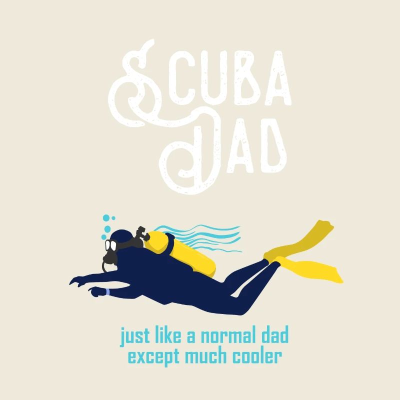 Scuba - Diving - Father - cool - normal