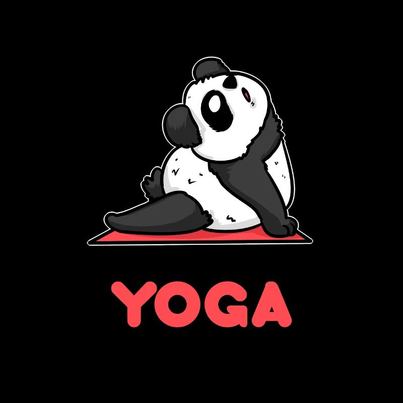 Yoga Panda - relax - relax - sport