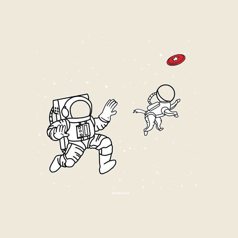 Cadeau de chien astronaute