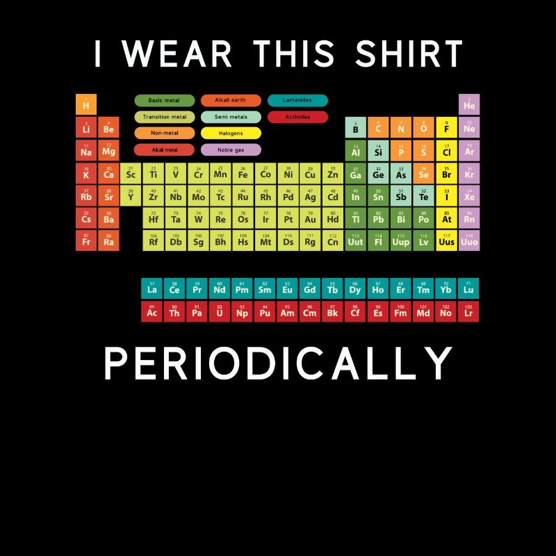 Chemist element studying chemistry joke fun gift