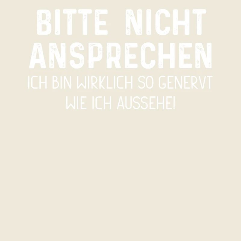 Bitte nicht ansprechen