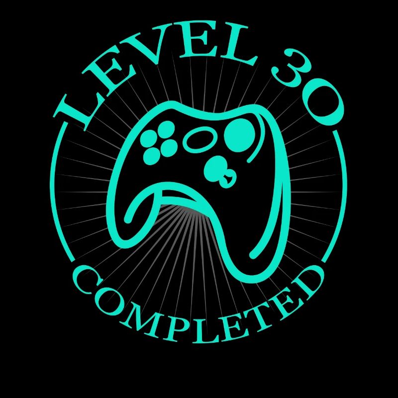 30. Geburtstag Level Geschenk