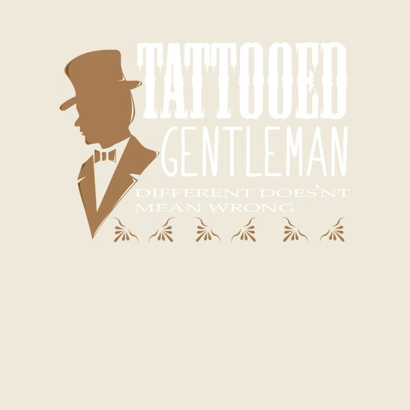 Tattoo Motive - Tatooed Gentleman - Tattooed Ink