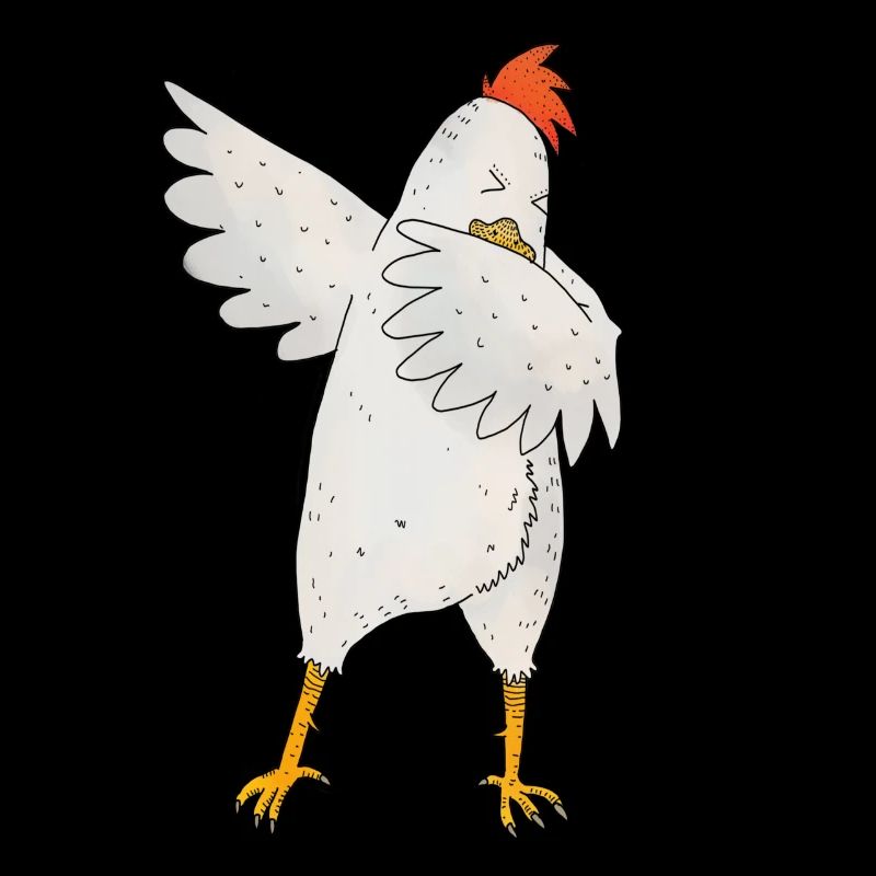 Dabbing cock animal dab move move gift