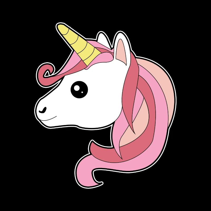 Einhorn rosa lange Haare Geschenk Idee