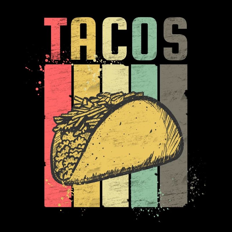 Taco, Tacos, Vintage, Geschenk