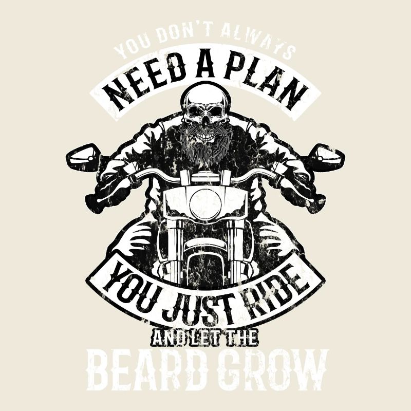 Motorcycle Motorcycle Biker Barbe idée cadeau