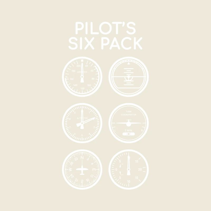 Aviation - Pilot's Six Pack - Gift