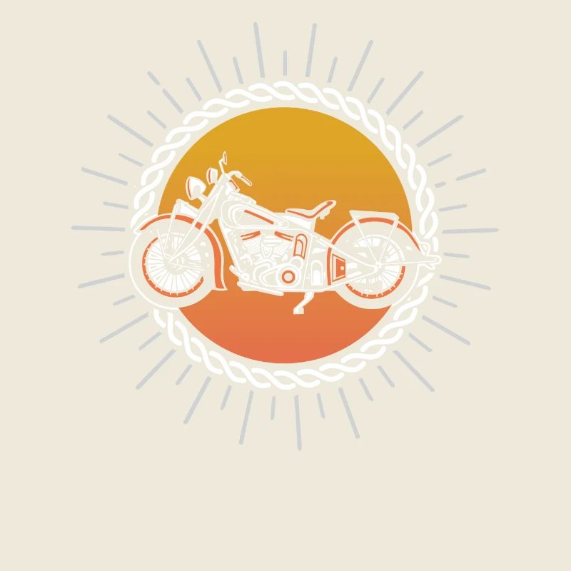 Moto soleil beau cadeau cool
