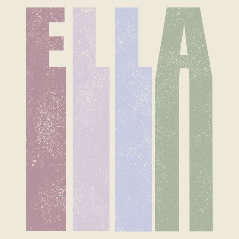Ella Name Vorname Retro Stil