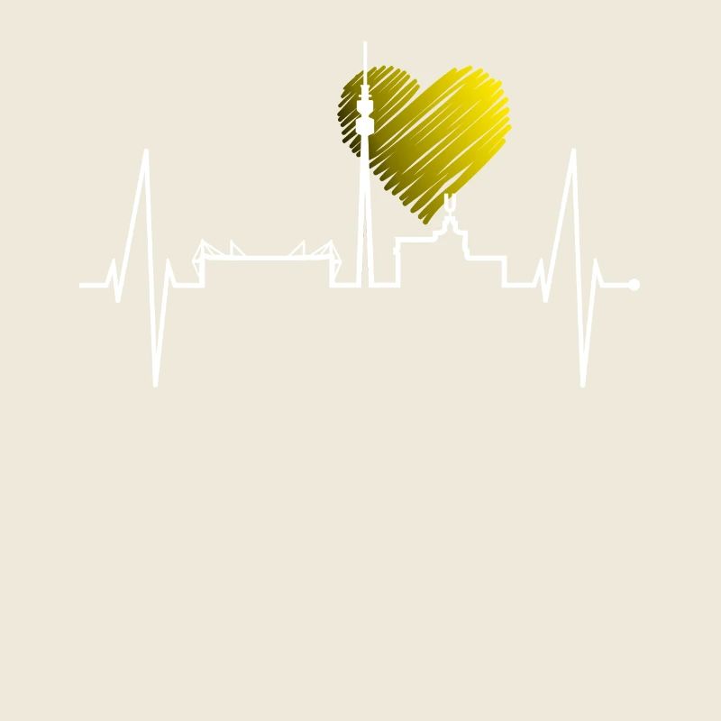 Dortmund Heartbeat Ruhrpott Black Yellow Stadium