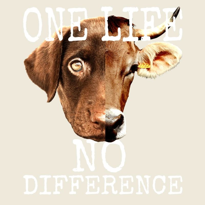 One Life No Difference Vegan Vegetarian Animal Welfare