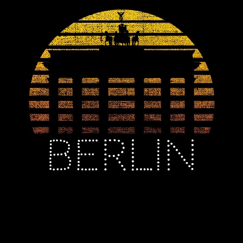 Berliner Skyline Berlin Schriftzug Fan Geschenk