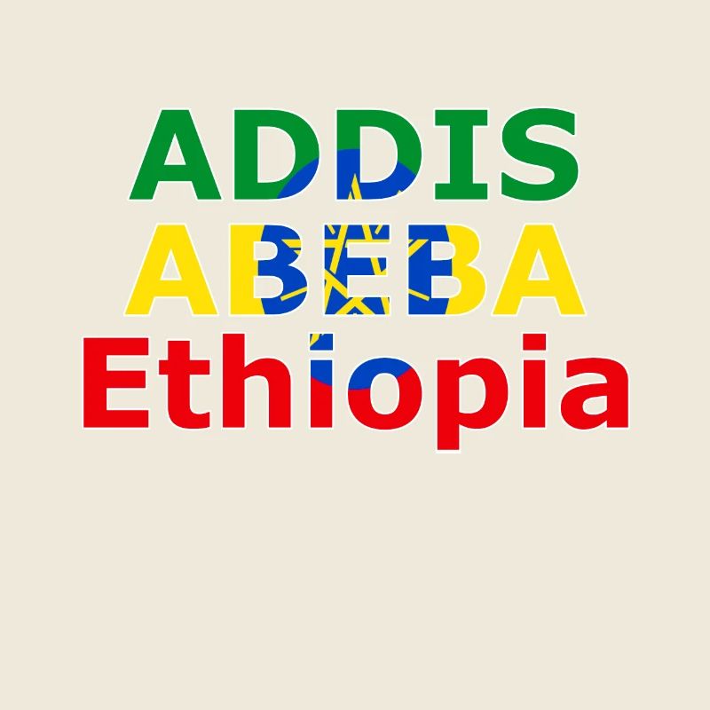 Addis Abeba Éthiopie Dessin des couleurs