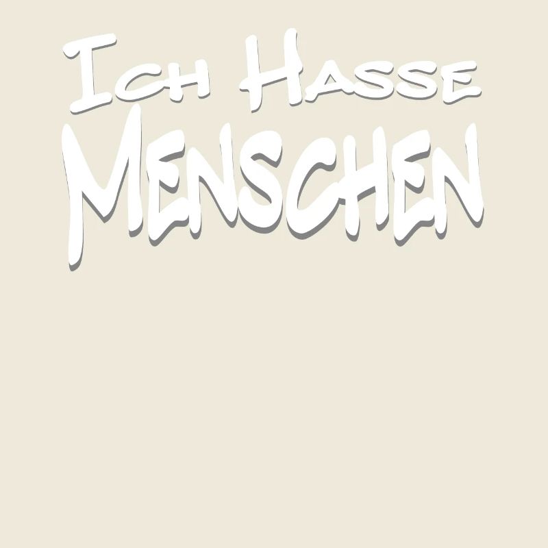 Humoristischer Spruch mit Comic-Design