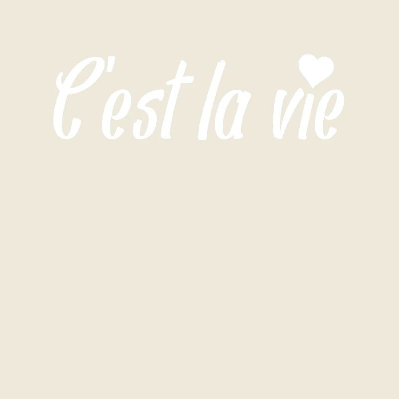 C’est la Vie Script mit Herz