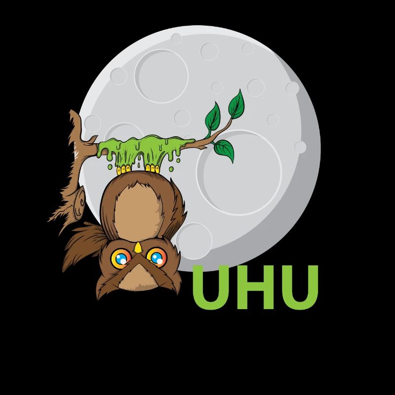 Uhu Eule Vogel Kleber