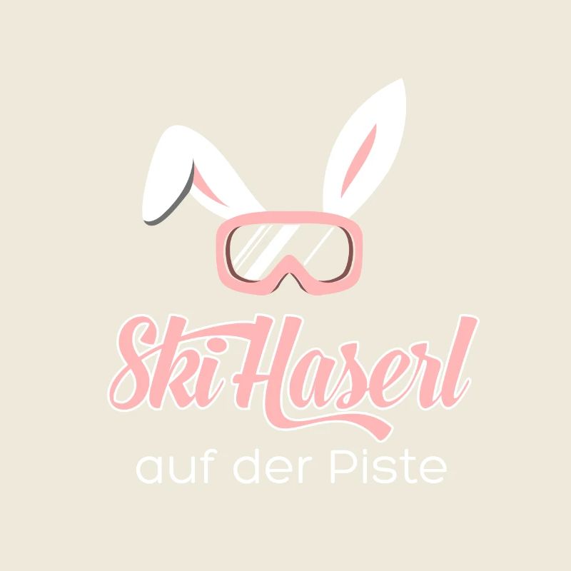 Ski Haserl auf der Piste