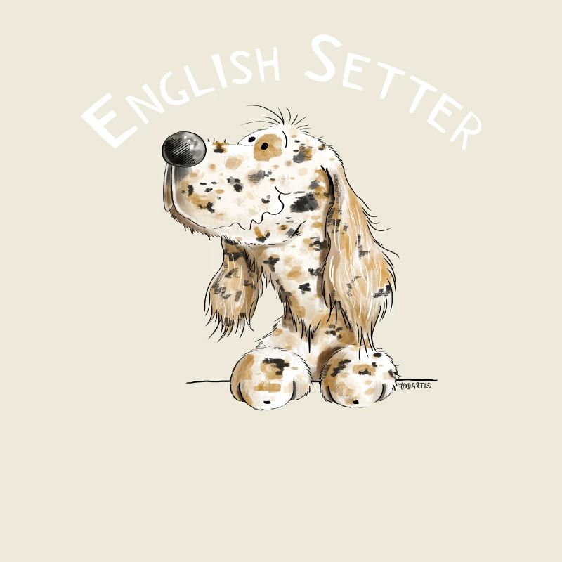 Englischer Setter I Hunde Comic Geschenk