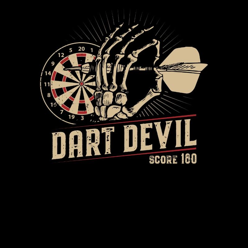 Dart Devil Score 180 Darten Darter Dartspieler