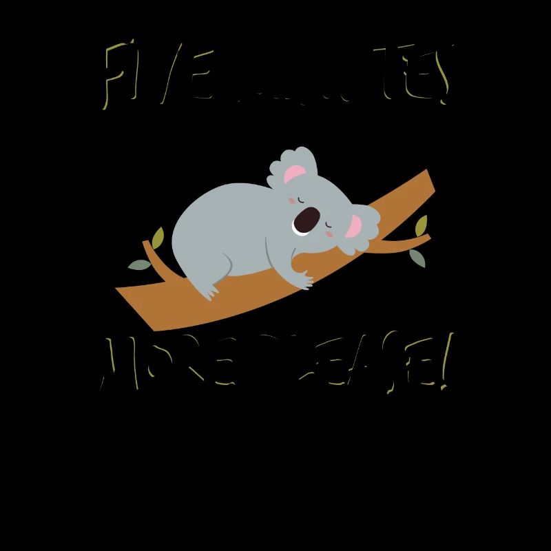 Five minutes more please - Koala sleep