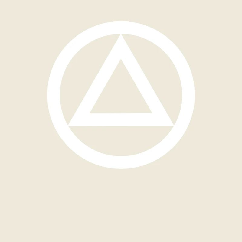 Anonymous alcoholic symbol logo AA NA anti alcohol