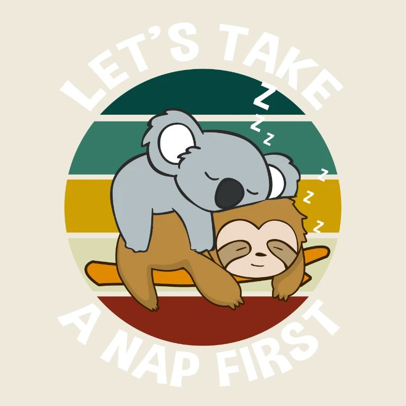 Sloth koala dormant mocassins lève-tard