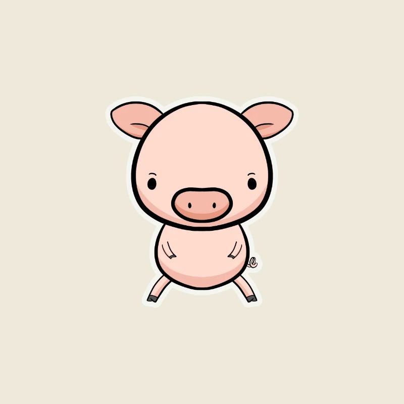 Dessin animé de cochons