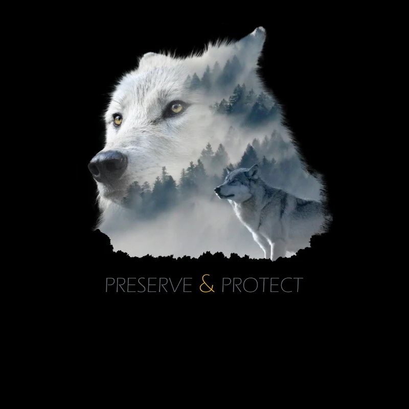 Harz Style -Preserve & Protect - Umweltschutz Wolf
